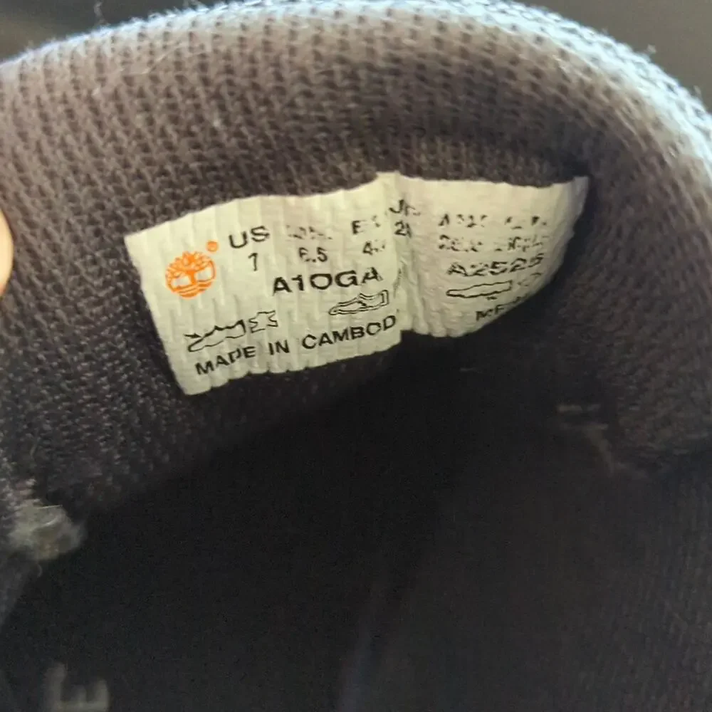 Timberland brand size